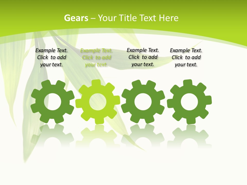 Harmony Freshness Foliage PowerPoint Template