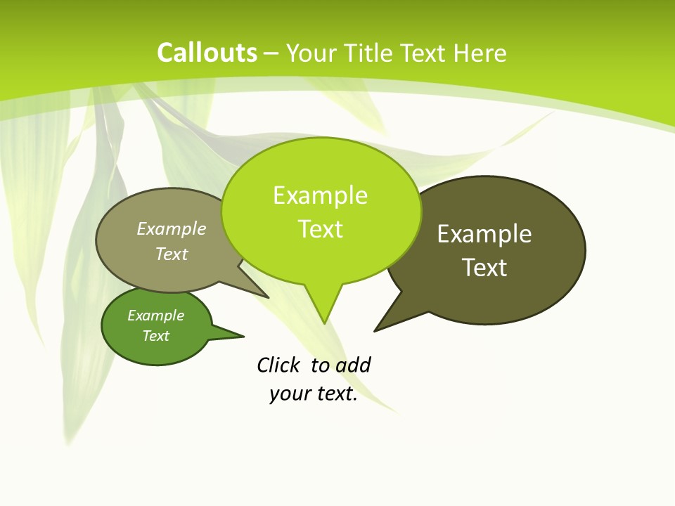 Harmony Freshness Foliage PowerPoint Template