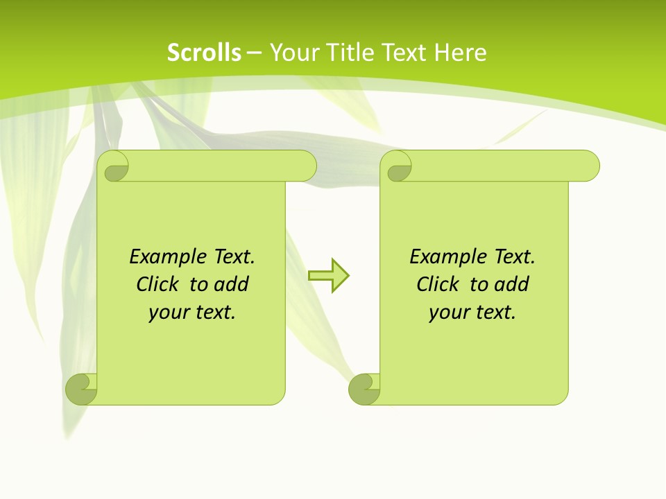 Harmony Freshness Foliage PowerPoint Template