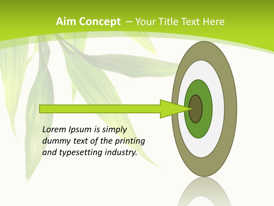 Harmony Freshness Foliage PowerPoint Template
