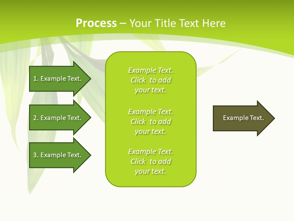 Harmony Freshness Foliage PowerPoint Template