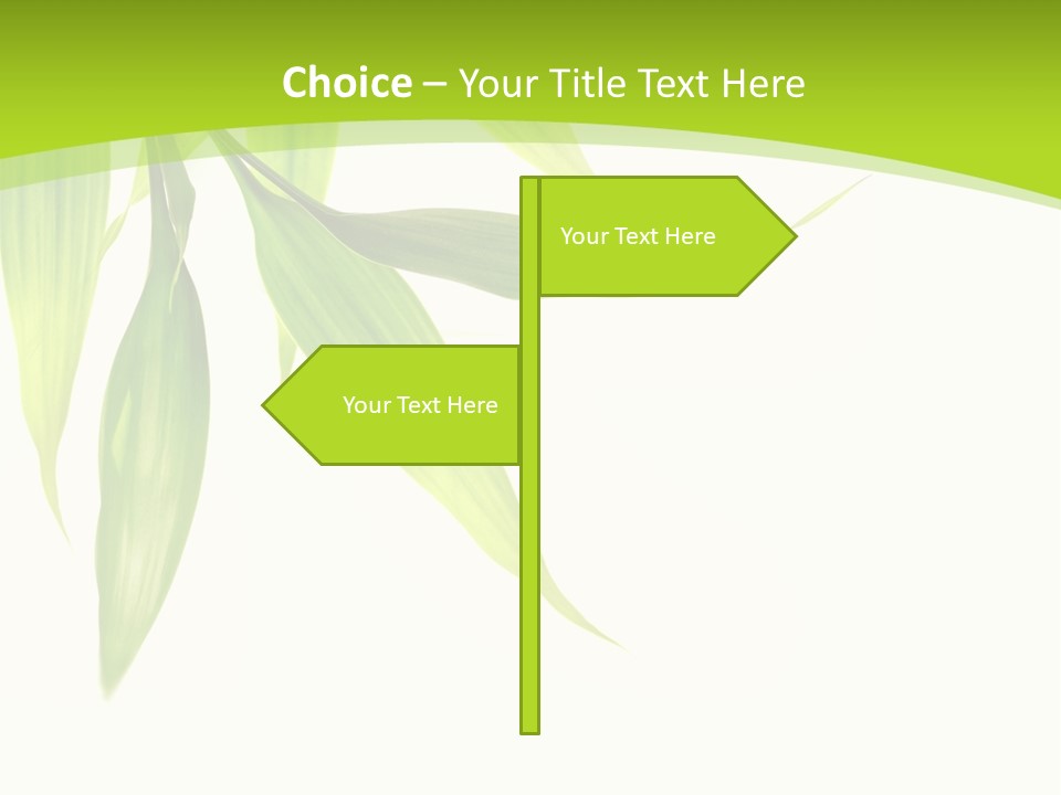 Harmony Freshness Foliage PowerPoint Template