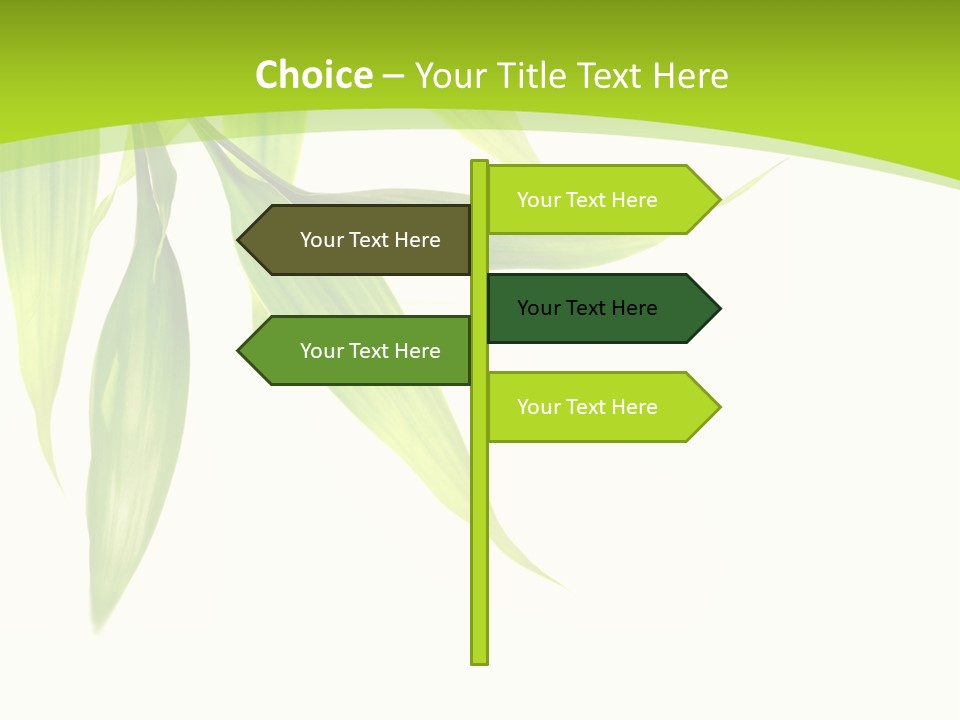Harmony Freshness Foliage PowerPoint Template