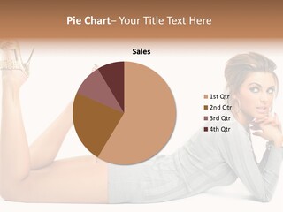 Butt Laying Fashion PowerPoint Template