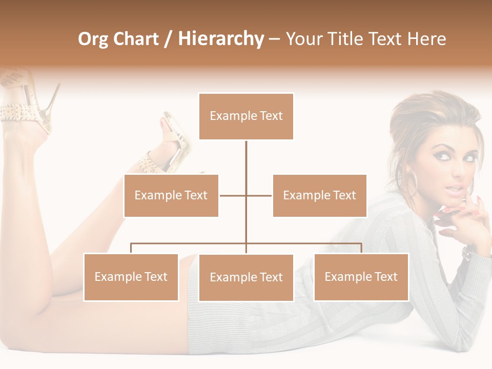 Butt Laying Fashion PowerPoint Template