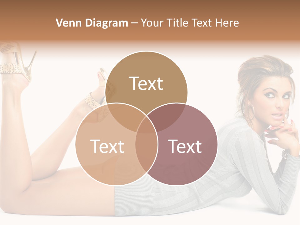 Butt Laying Fashion PowerPoint Template