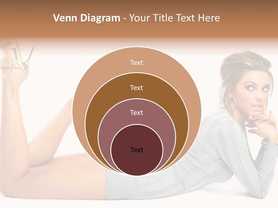 Butt Laying Fashion PowerPoint Template