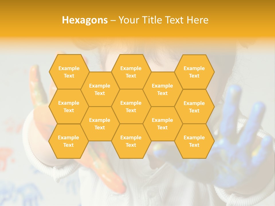 Portrait Fun Baby PowerPoint Template