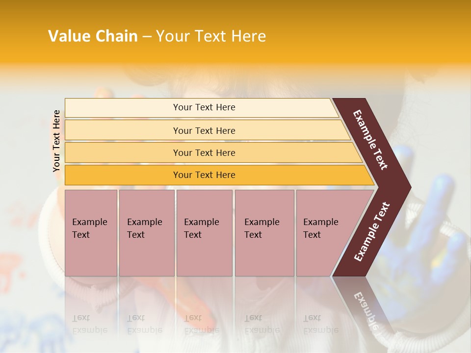 Portrait Fun Baby PowerPoint Template