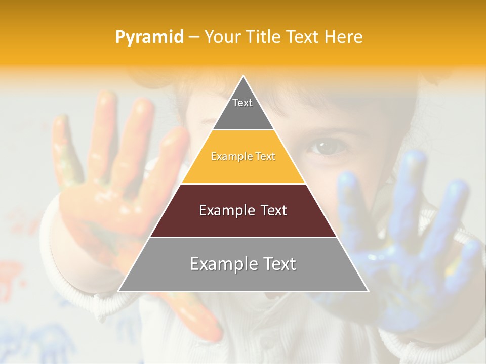 Portrait Fun Baby PowerPoint Template