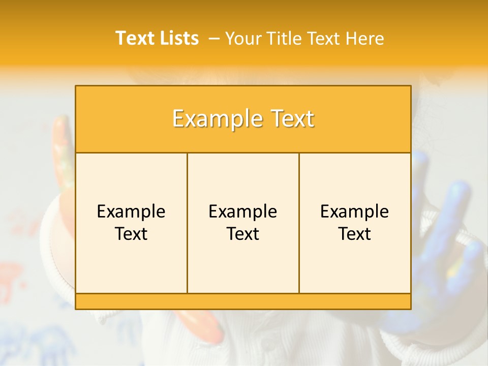 Portrait Fun Baby PowerPoint Template