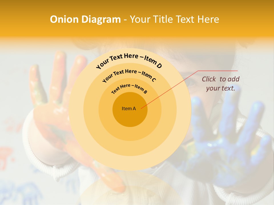 Portrait Fun Baby PowerPoint Template