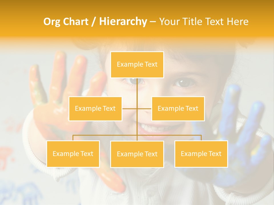 Portrait Fun Baby PowerPoint Template