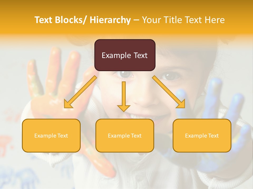 Portrait Fun Baby PowerPoint Template