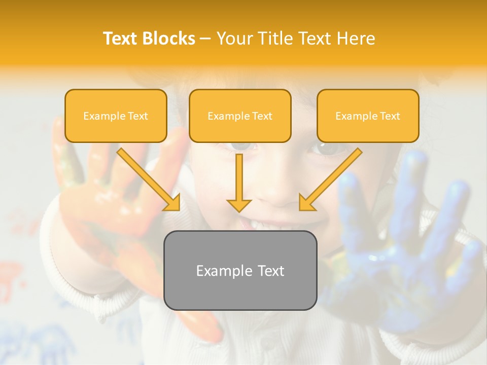 Portrait Fun Baby PowerPoint Template