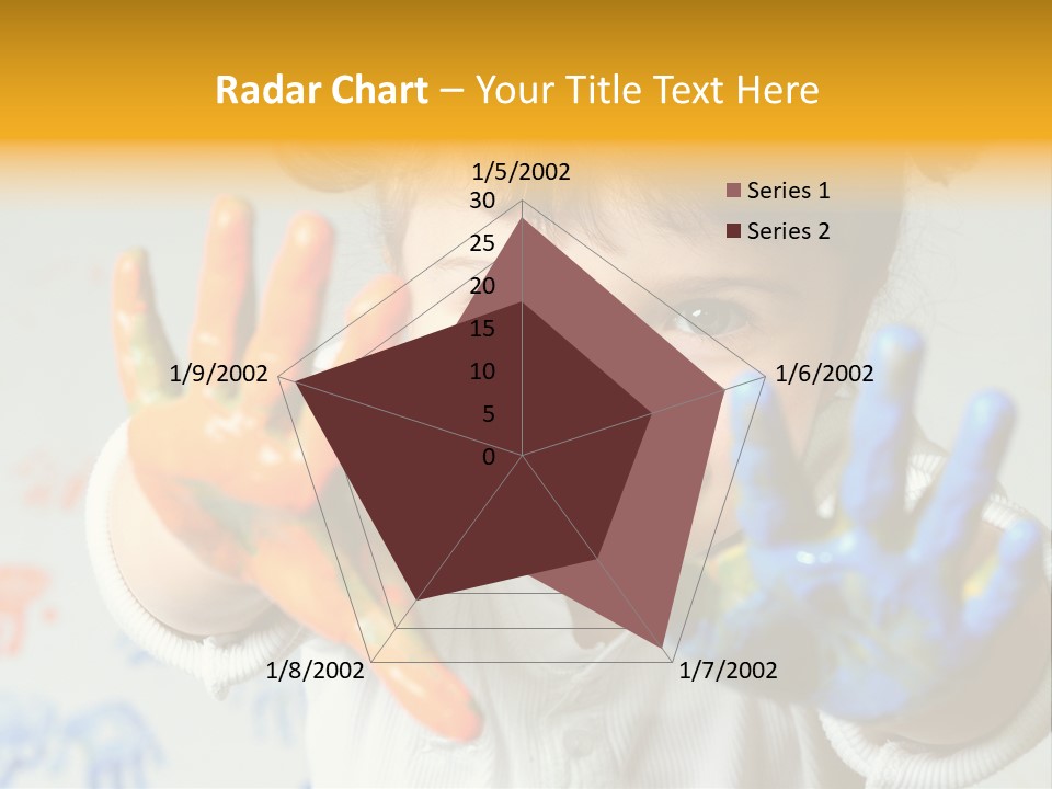 Portrait Fun Baby PowerPoint Template
