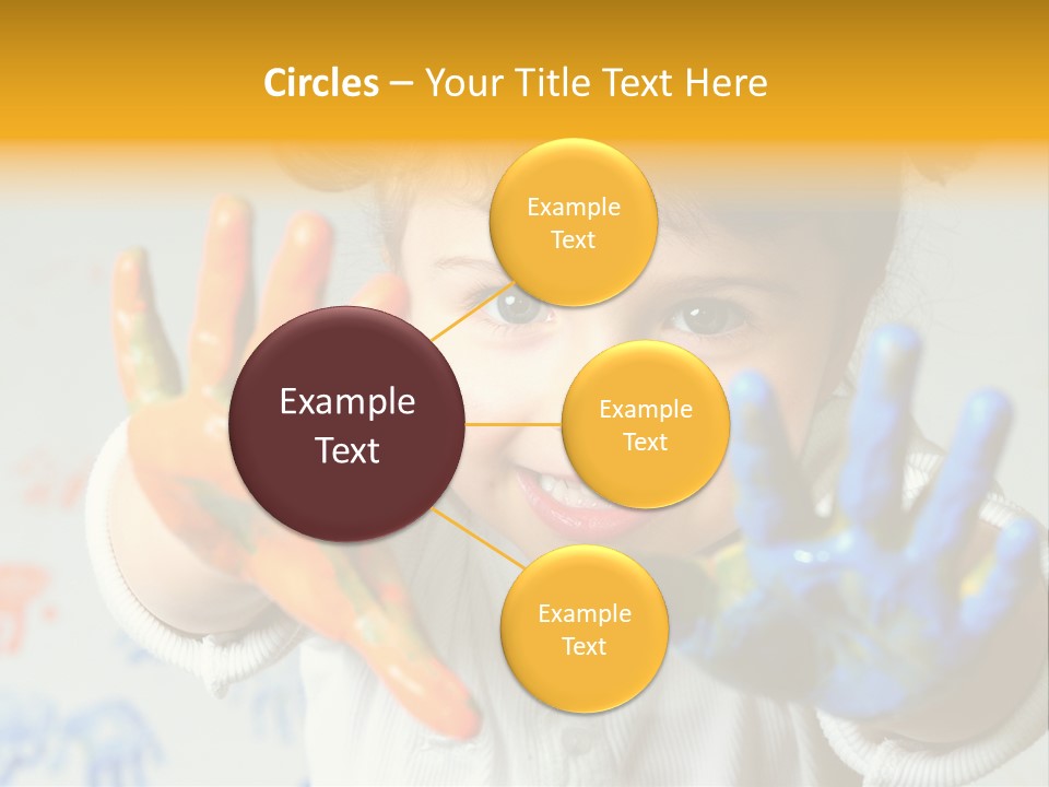 Portrait Fun Baby PowerPoint Template