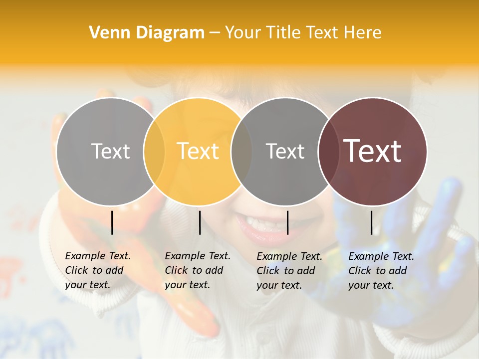 Portrait Fun Baby PowerPoint Template