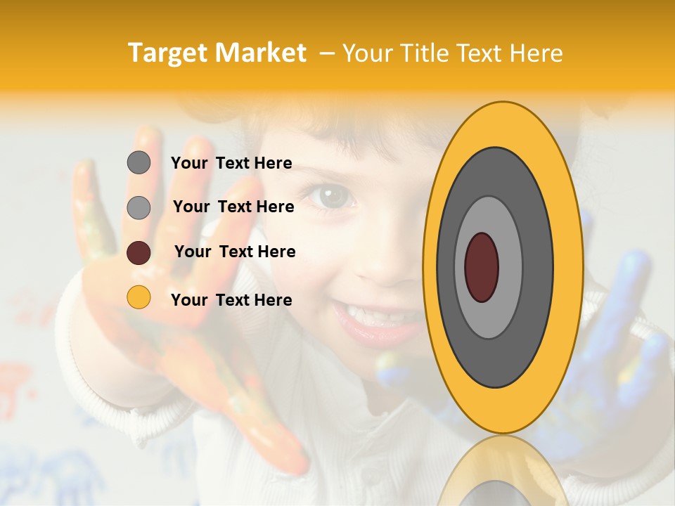 Portrait Fun Baby PowerPoint Template