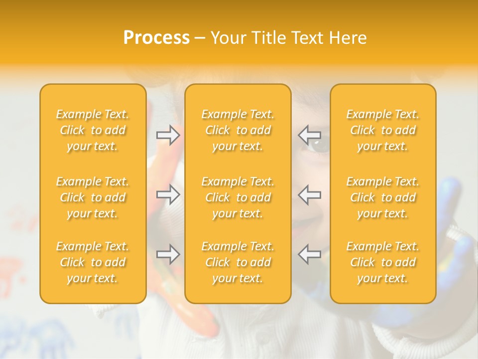 Portrait Fun Baby PowerPoint Template