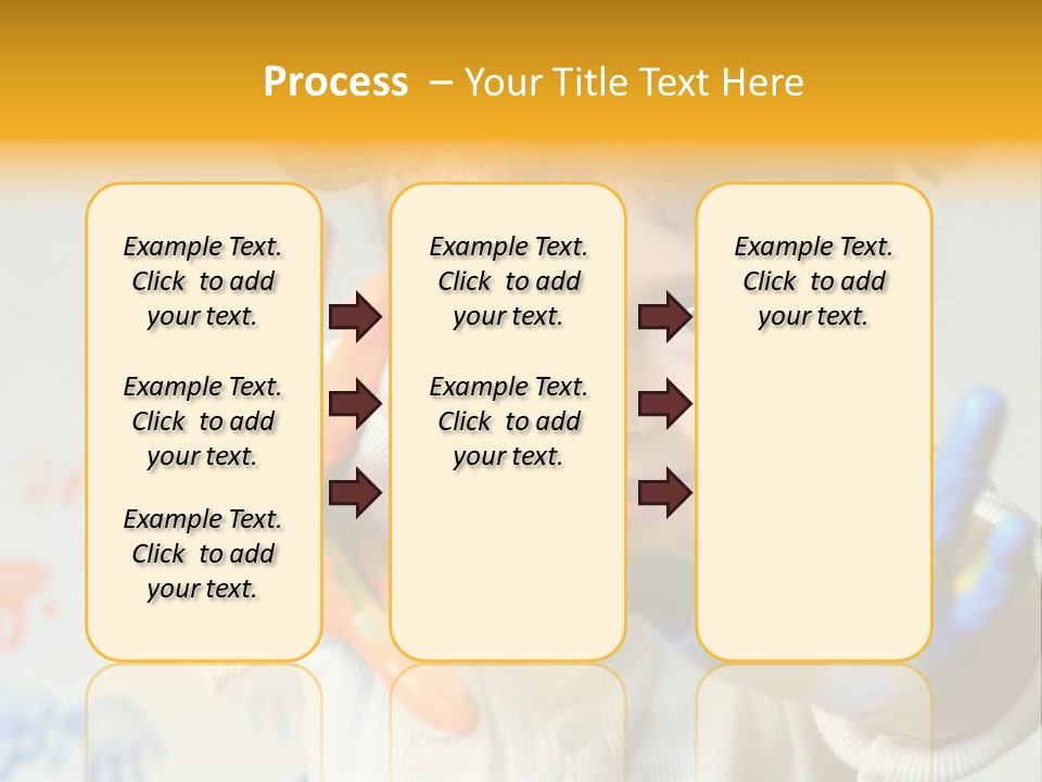 Portrait Fun Baby PowerPoint Template