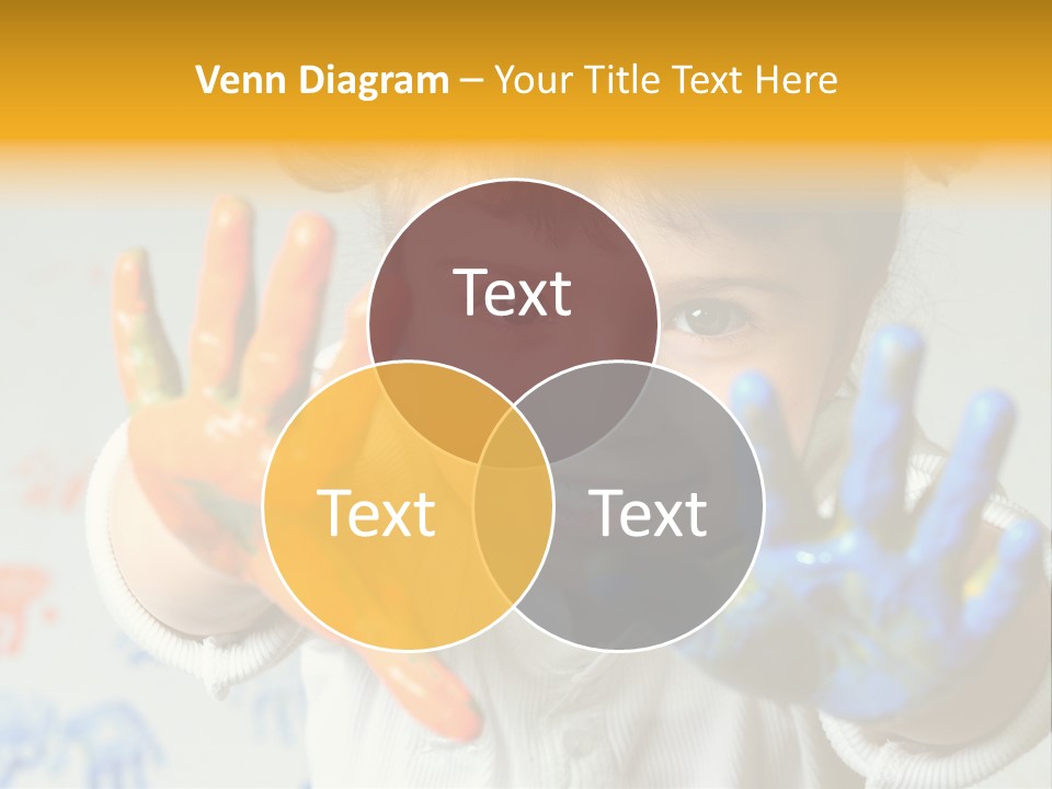 Portrait Fun Baby PowerPoint Template