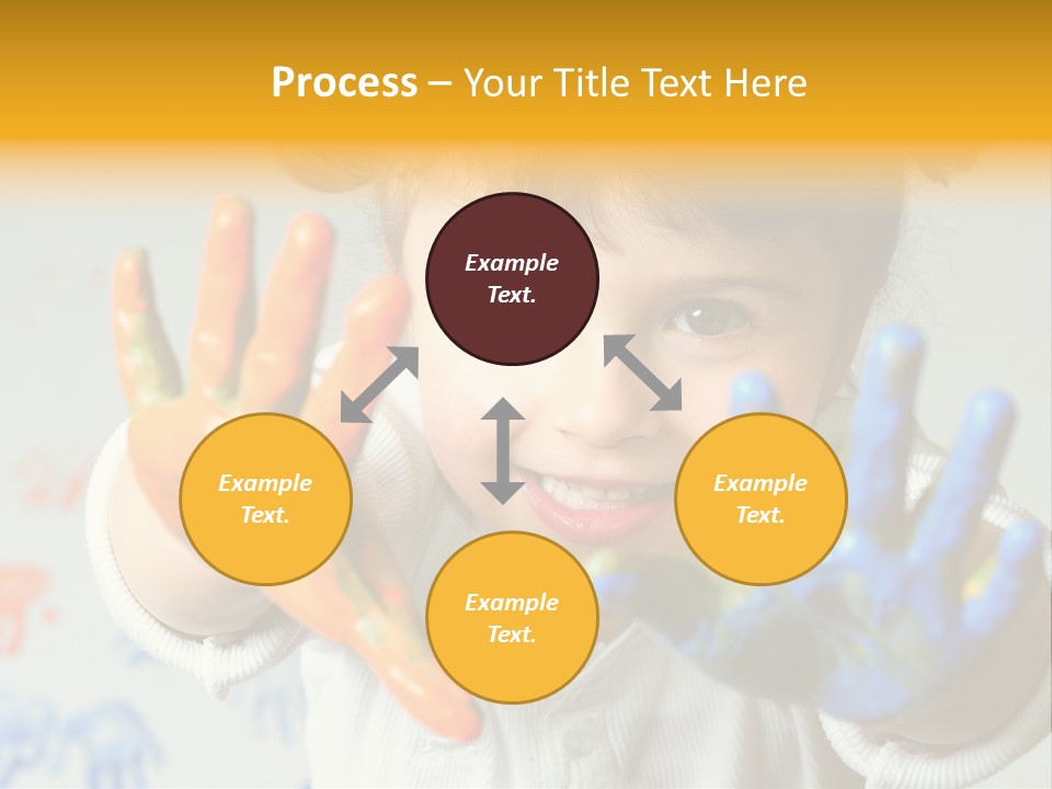 Portrait Fun Baby PowerPoint Template