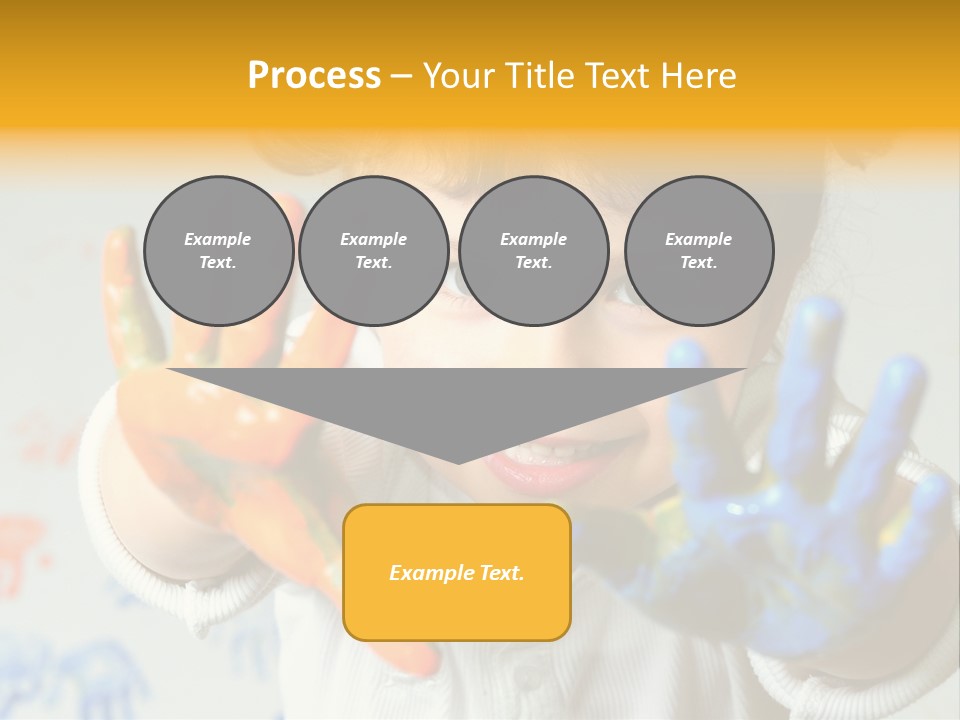 Portrait Fun Baby PowerPoint Template