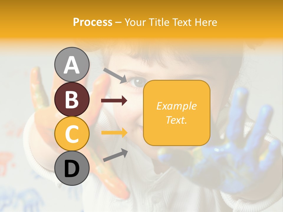 Portrait Fun Baby PowerPoint Template
