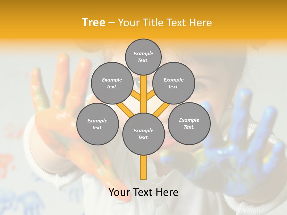 Portrait Fun Baby PowerPoint Template