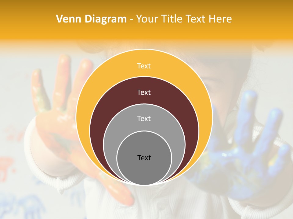 Portrait Fun Baby PowerPoint Template