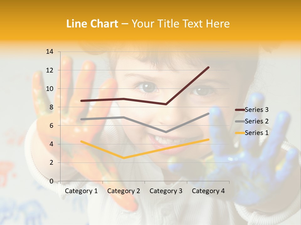 Portrait Fun Baby PowerPoint Template