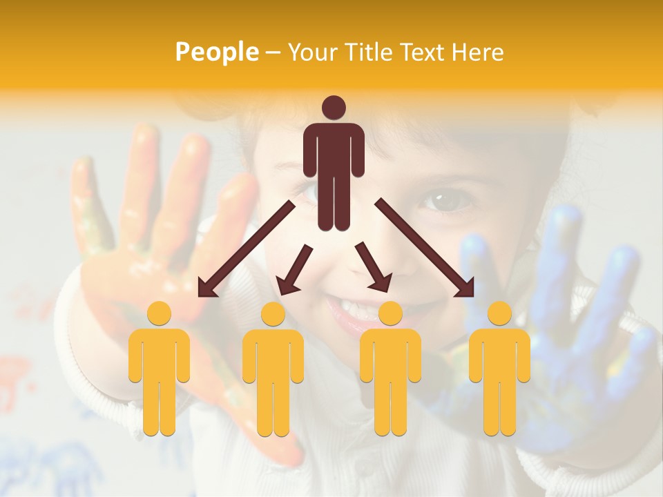 Portrait Fun Baby PowerPoint Template