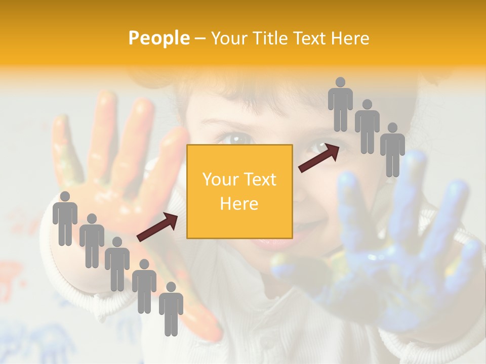 Portrait Fun Baby PowerPoint Template