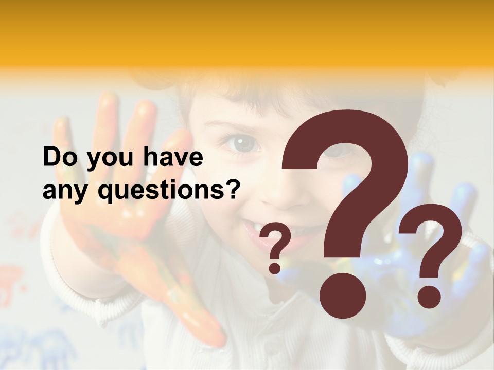 Portrait Fun Baby PowerPoint Template