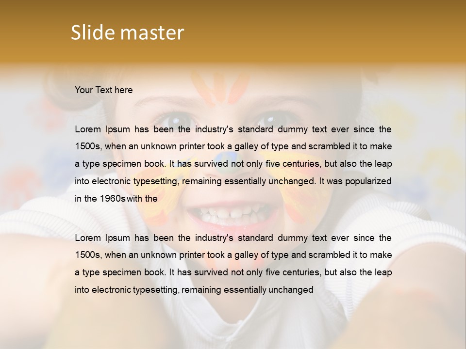 Head Education Mouth PowerPoint Template