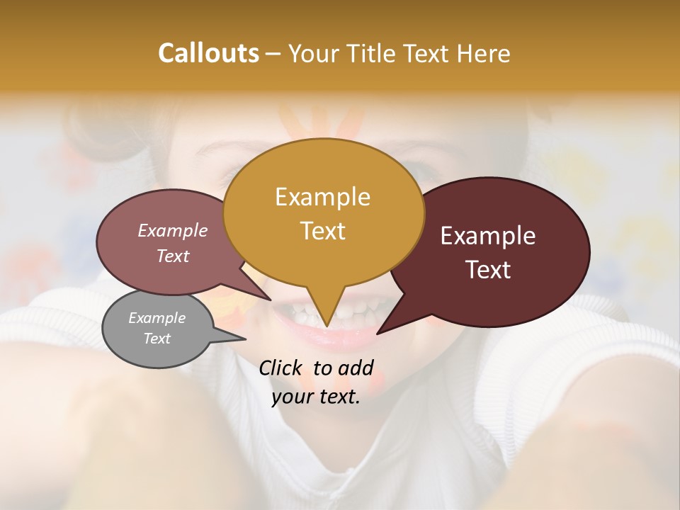 Head Education Mouth PowerPoint Template
