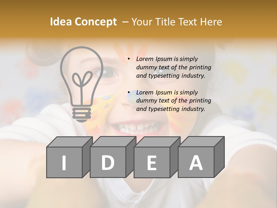 Head Education Mouth PowerPoint Template