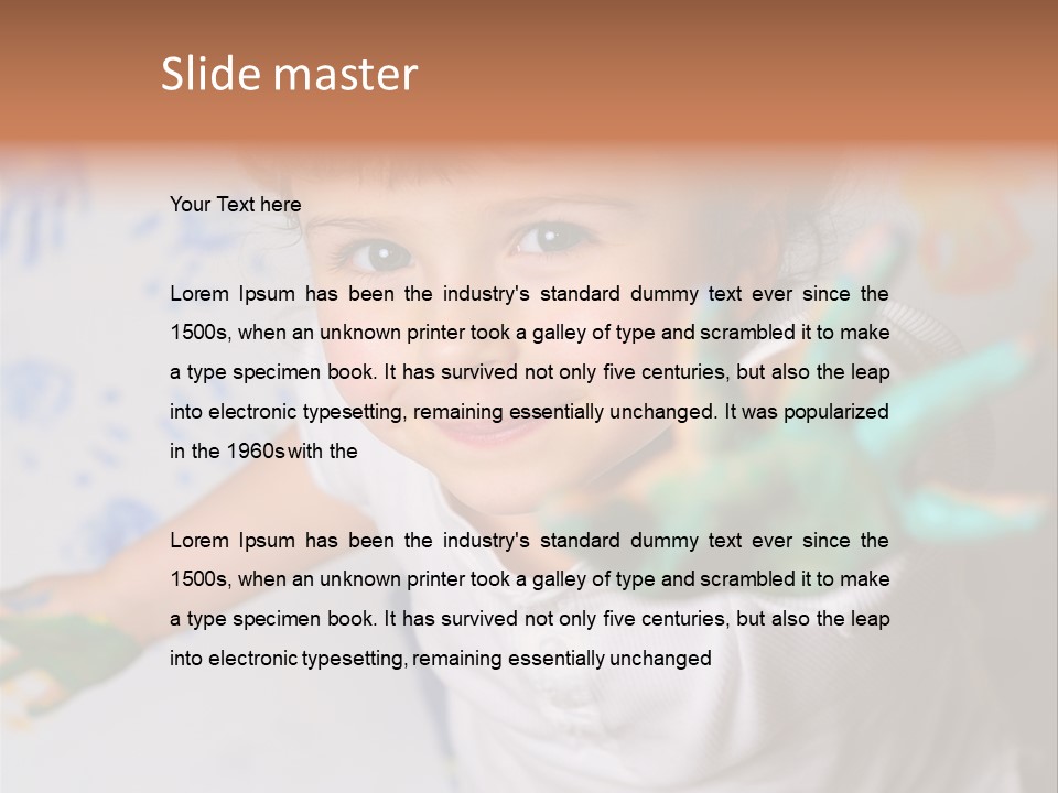 Laughing Teeth Interest PowerPoint Template