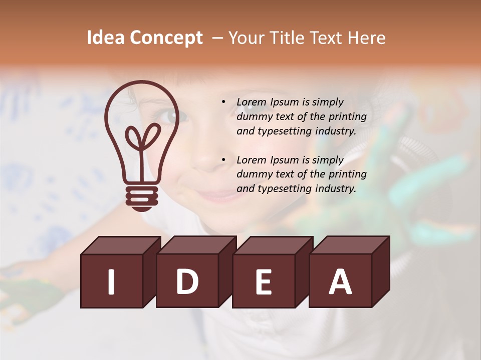 Laughing Teeth Interest PowerPoint Template