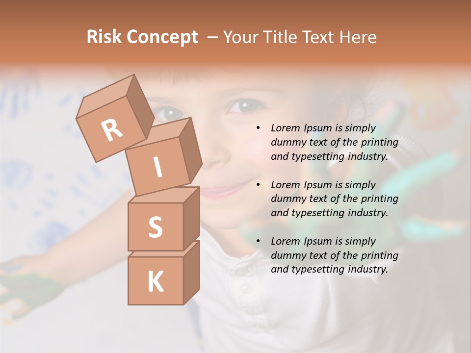 Laughing Teeth Interest PowerPoint Template