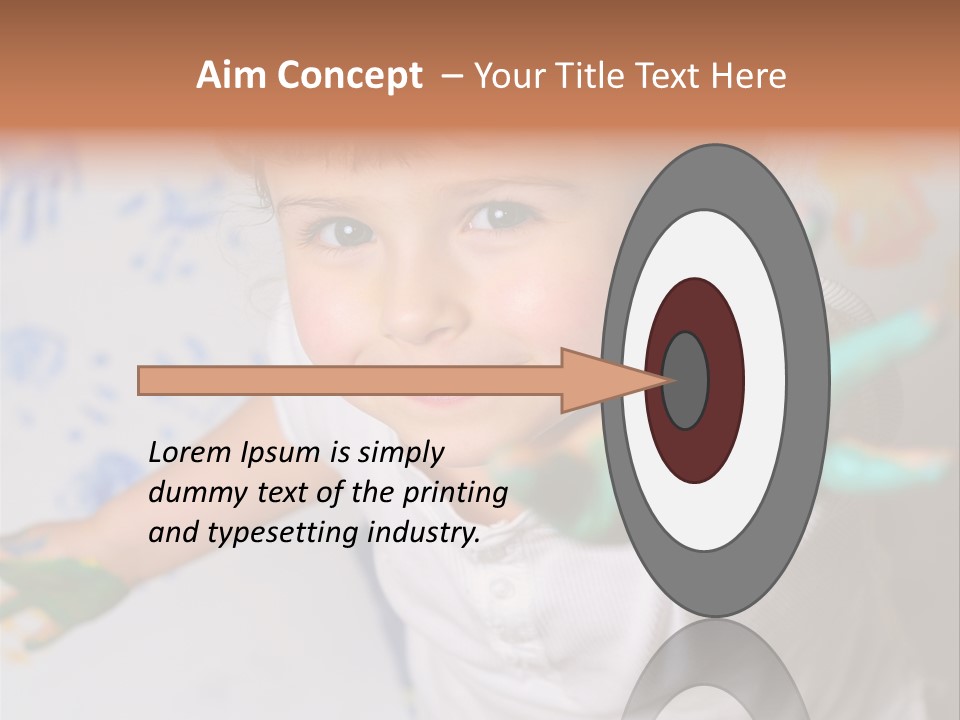 Laughing Teeth Interest PowerPoint Template