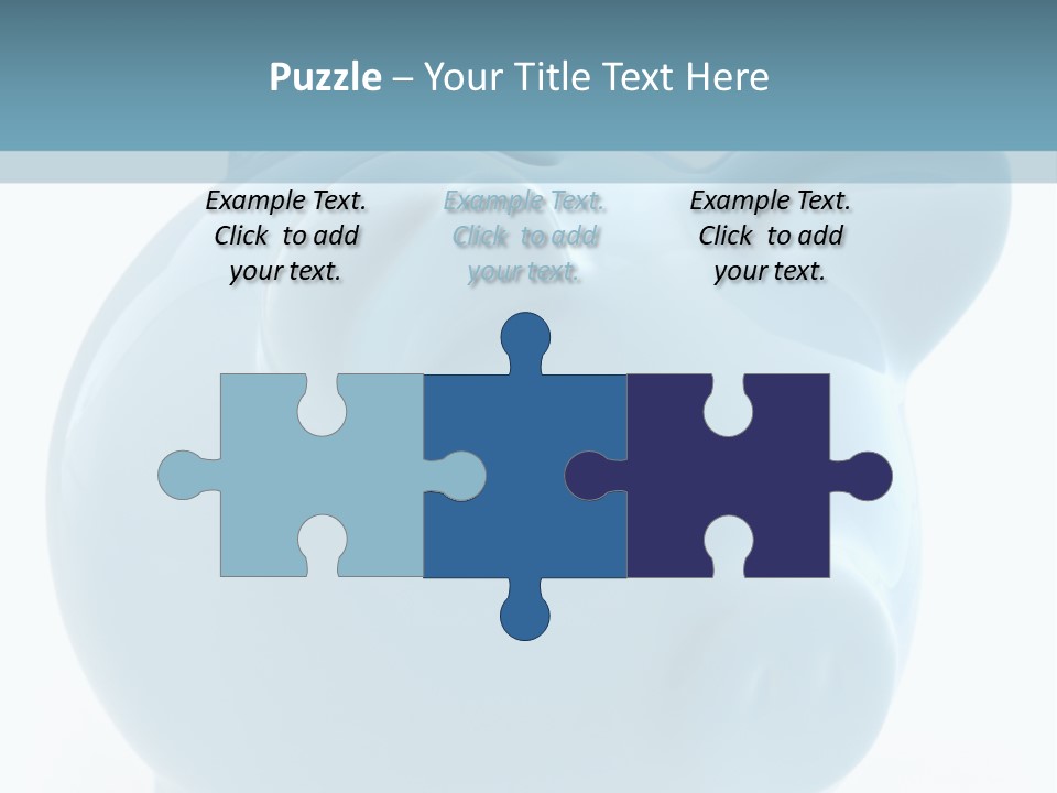 Finance Blue Savings PowerPoint Template