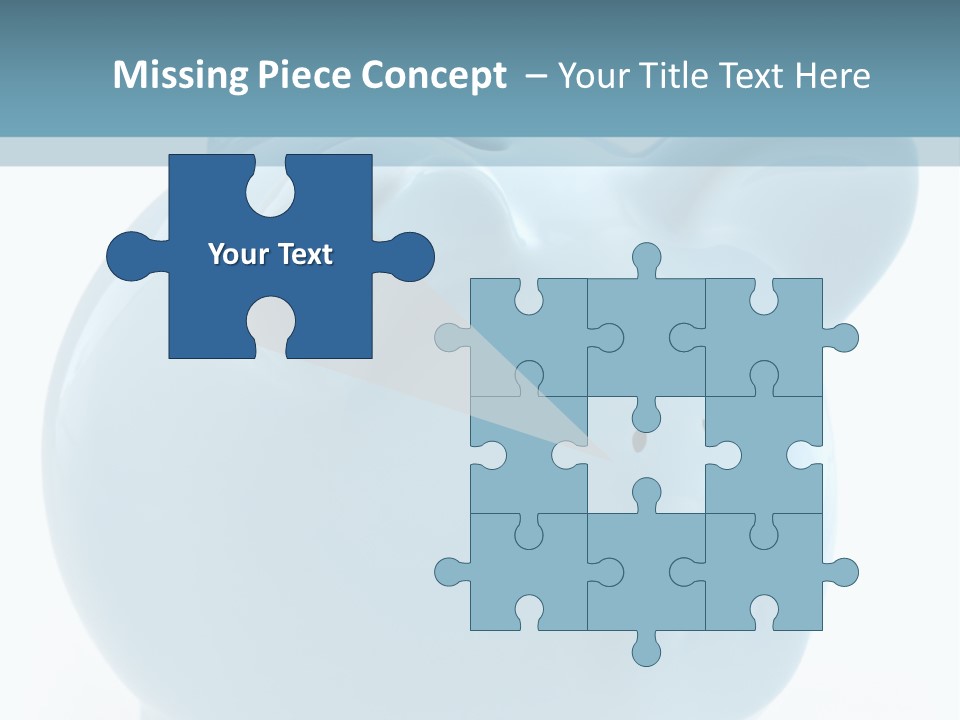 Finance Blue Savings PowerPoint Template