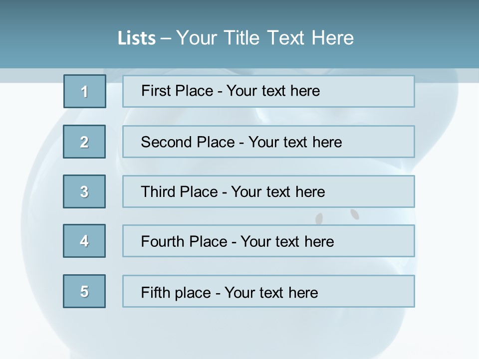 Finance Blue Savings PowerPoint Template