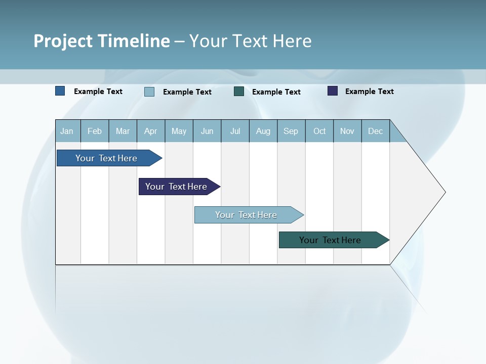 Finance Blue Savings PowerPoint Template