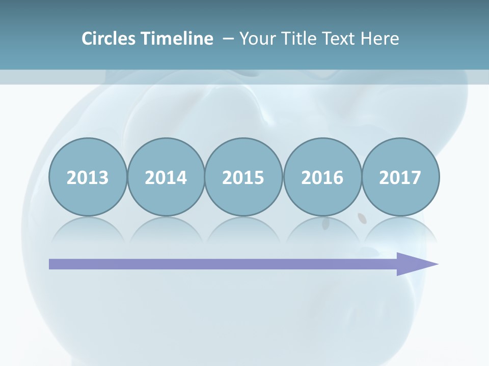 Finance Blue Savings PowerPoint Template