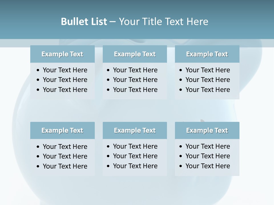 Finance Blue Savings PowerPoint Template