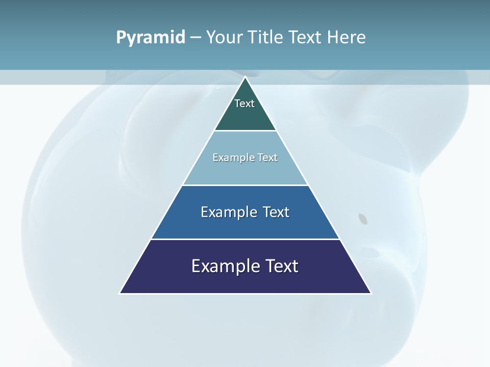 Finance Blue Savings PowerPoint Template
