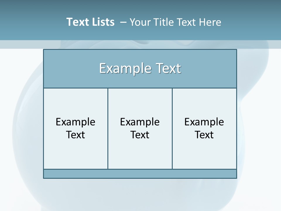 Finance Blue Savings PowerPoint Template